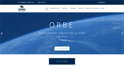 Desktop Screenshot of orbeseguros.com.mx